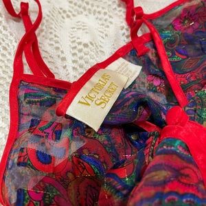 Vintage Victoria’s Secret Sheer Shimmer Teddy